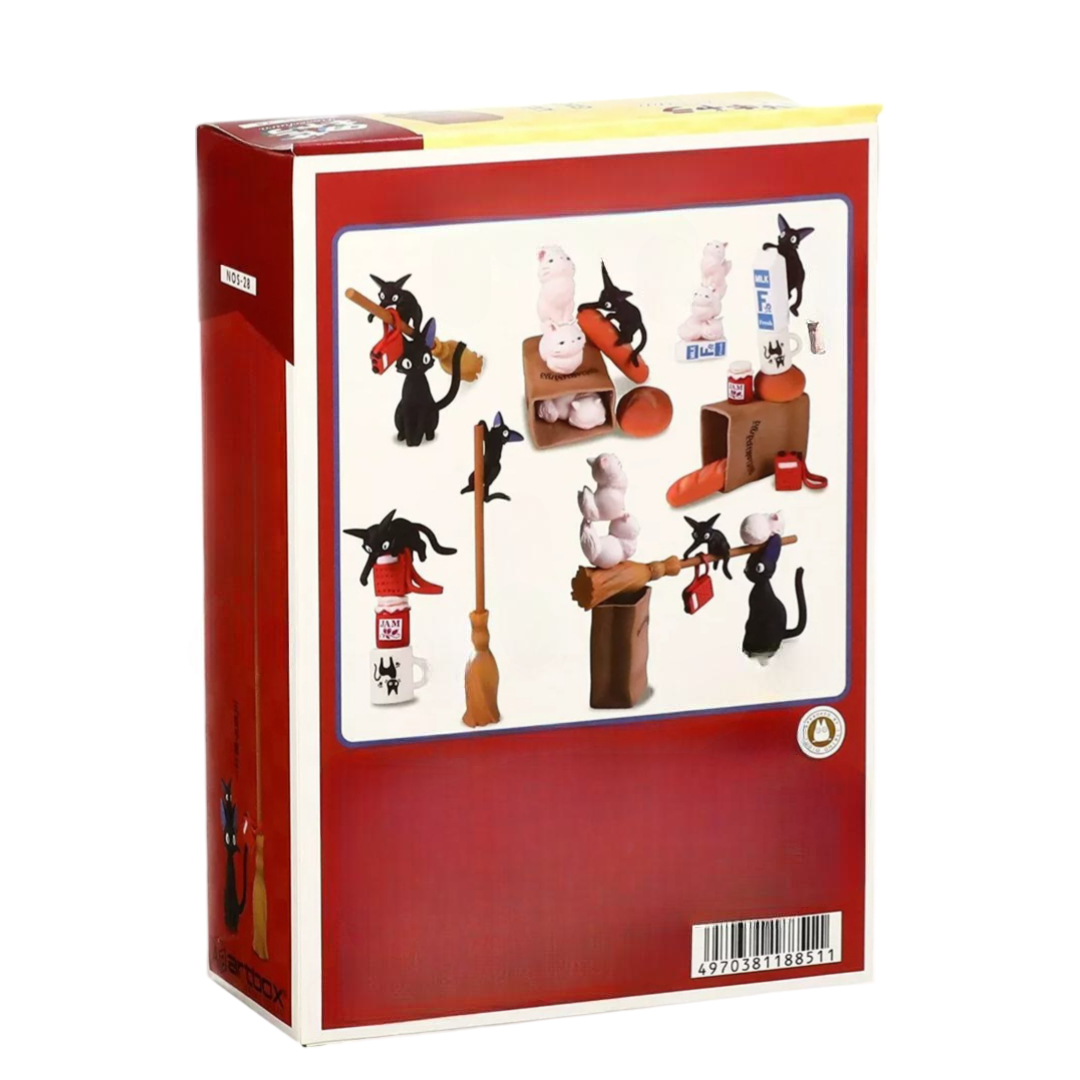 Kawaii Cartoon Ensky Jiji Kiki's Delivery Service Mini Action Figure Toy Kawaii Cartoon Ensky Jiji Kiki's Delivery Service Mini Action Figure Toy