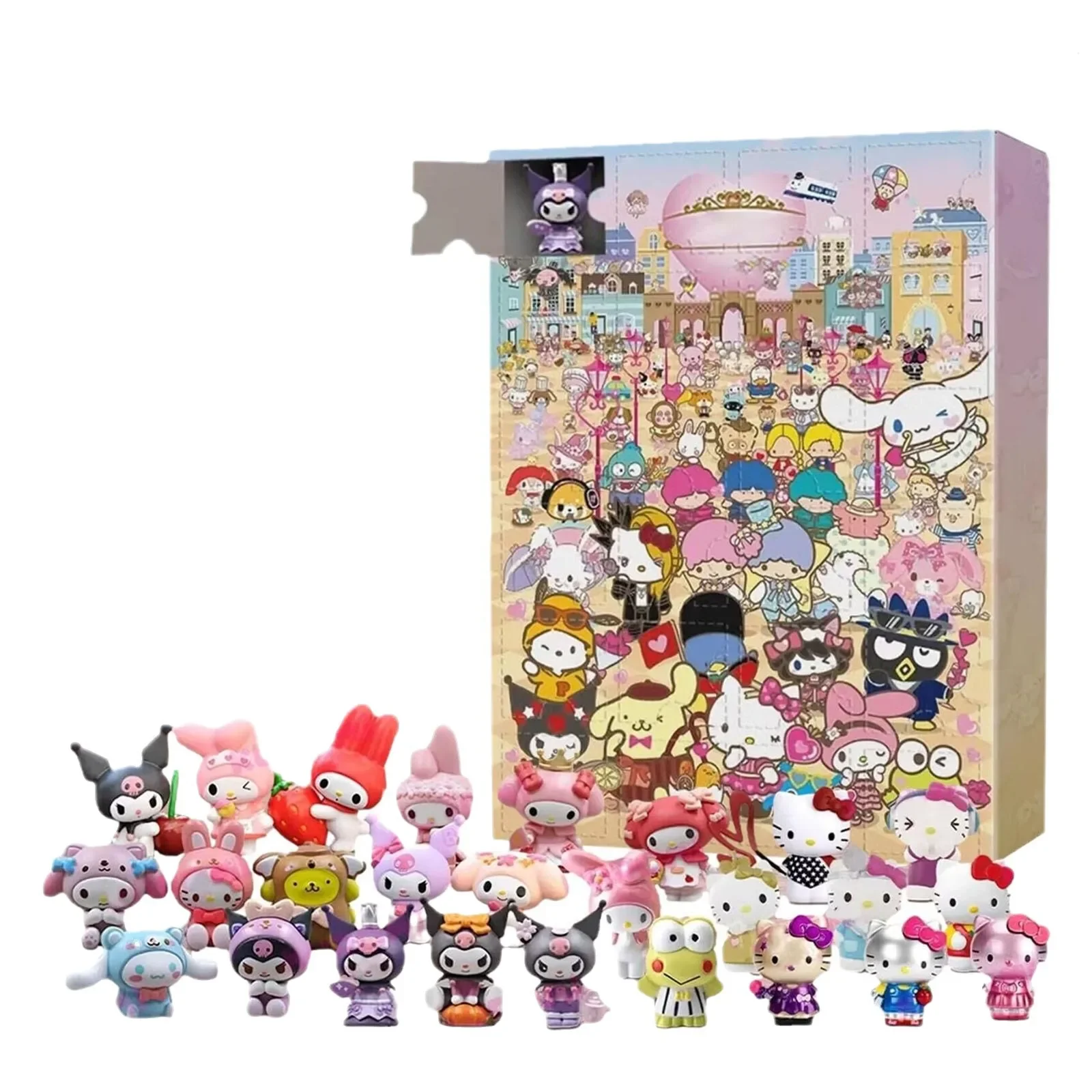 24 Pcs Sanrio Christmas Advent Calendar 