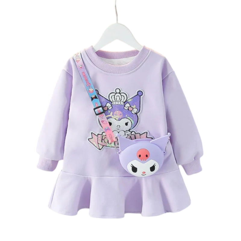 Sanrio Kawaii Cartoon Kuromi Princess Dress