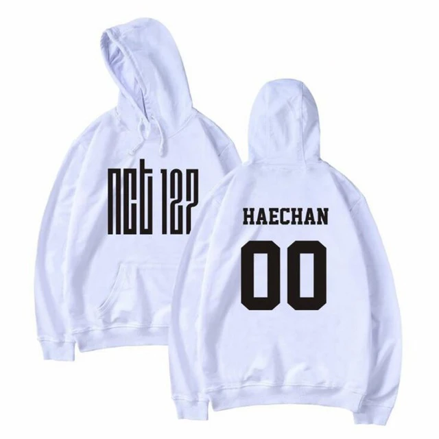Anime Kawaii K-pop NCT 127 Haechan Printed Pullover Hoodie 