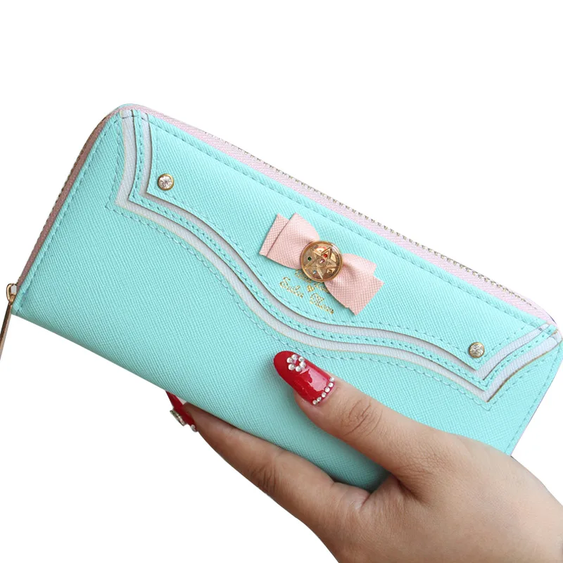 Kawaii Cartoon Bow Sailor Moon Wallet 