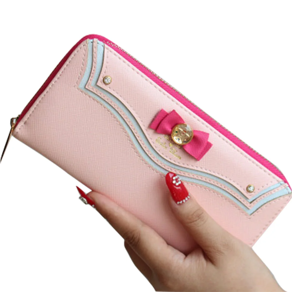 Kawaii Cartoon Bow Sailor Moon Wallet 
