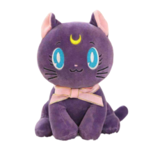 25cm Kawaii Anime Sailor Moon Luna Cat Plush Toy 25cm Kawaii Anime Sailor Moon Luna Cat Plush Toy