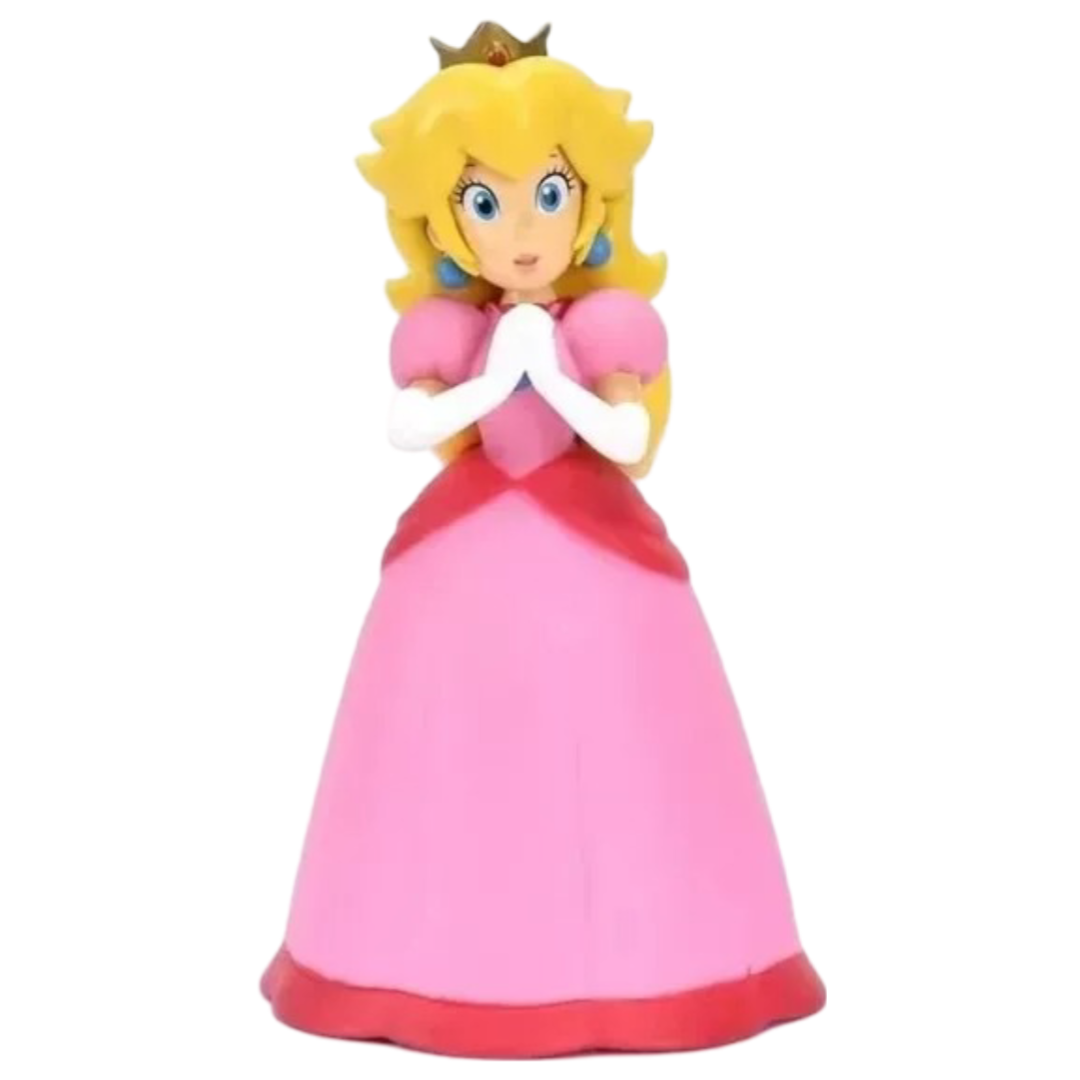 24cm Kawaii Cartoon Super Mario Princess Peach Action Figure Toy 