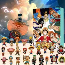 One Piece Luffy Christmas Halloween Gifts Boxes 24 Day Countdown Surprise Advent Calendar Box Pvc Decoration For Kids Gift Toys One Piece Luffy Christmas Halloween Gifts Boxes 24 Day Countdown Surprise Advent Calendar Box Pvc Decoration For Kids Gift Toys