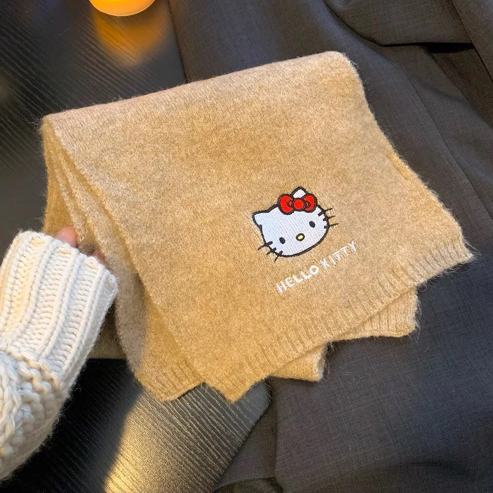 Kawaii Sanrio Hello Kitty Knitting Scarf Kawaii Sanrio Hello Kitty Knitting Scarf