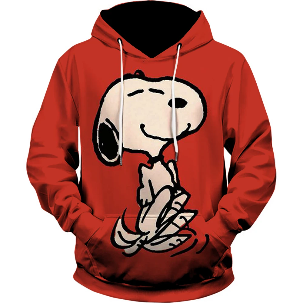 Cartoon Kawaii Peanuts Snoopy 3D Printed Hoodie Cartoon Kawaii Peanuts Snoopy 3D Printed Hoodie
