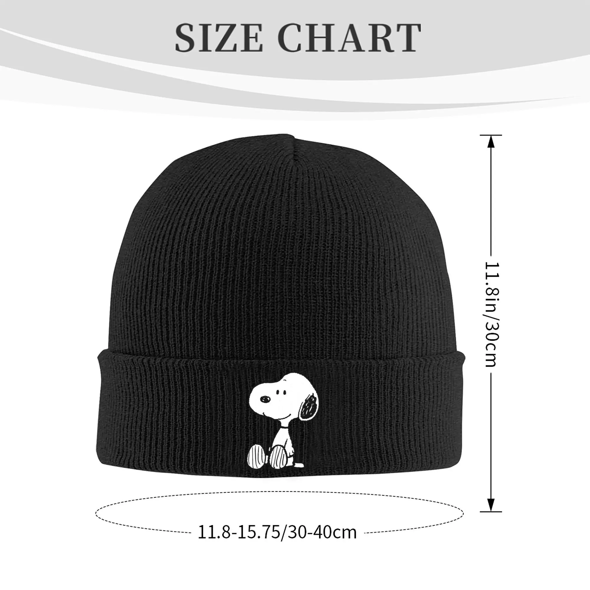 Kawaii Cartoon Snoopy Knitted Hat