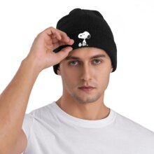 Snoopy Knitted Hat Women’s Men’s Skullies Beanies Winter Hats Acrylic Warm Cap Snoopy Knitted Hat Women's Men's Skullies Beanies Winter Hats Acrylic Warm Cap