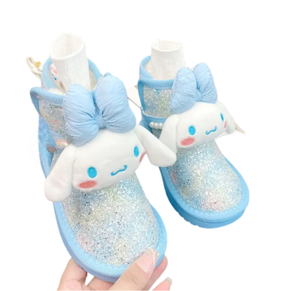 Kawaii Sanrio Cartoon Cinnamoroll Snow Boots