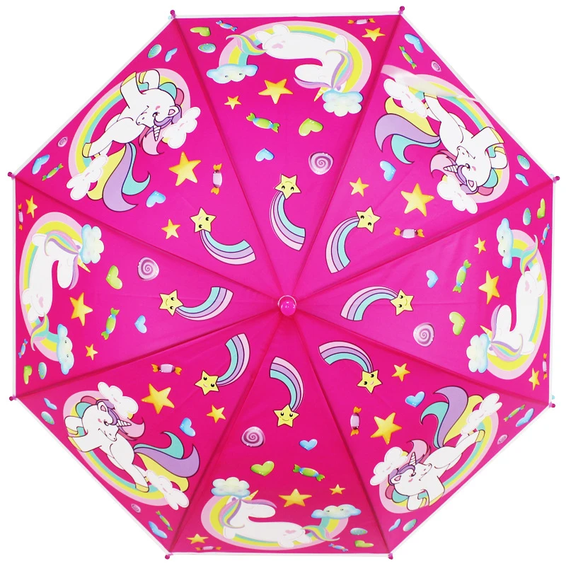 Kawai Unicorn Semi-Automatic Umbrella