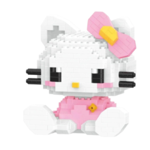 Kawaii Hello Kitty Sanrio Cartoon Building Blocks Kawaii Hello Kitty Sanrio Cartoon Building Blocks