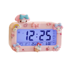 Cartoon Kawaii Sanrio My Melody Charging Alarm Clock Cartoon Kawaii Sanrio My Melody Charging Alarm Clock