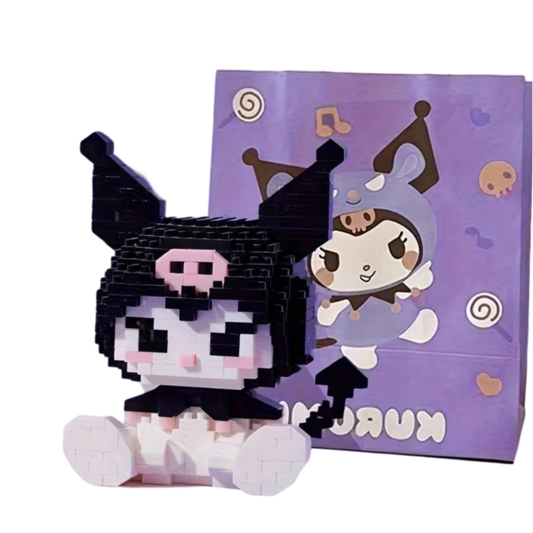 Sanrio Kawaii Cartoon Kuromi Building Blocks