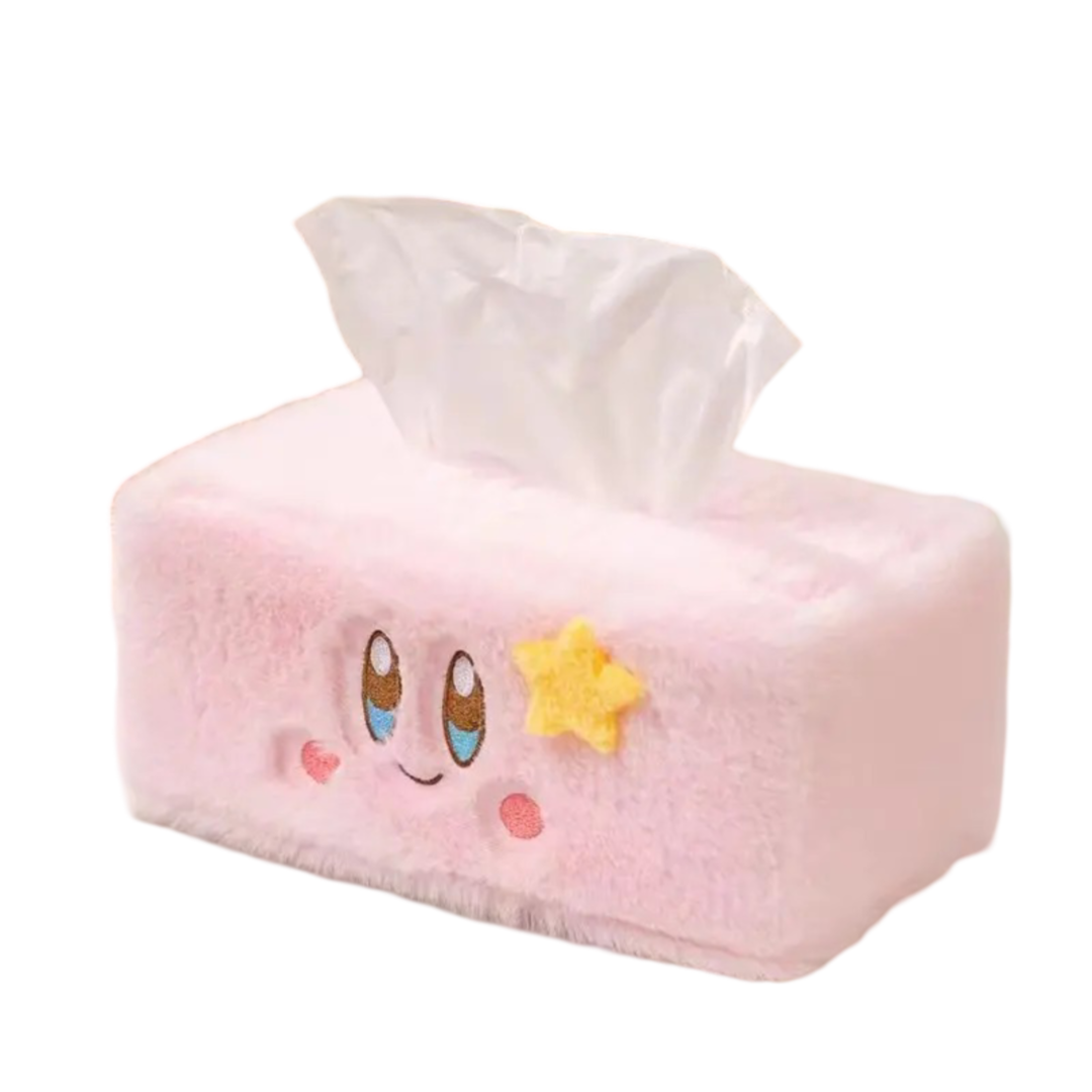 Cartoon Kawaii Kirby Star Tissue Box