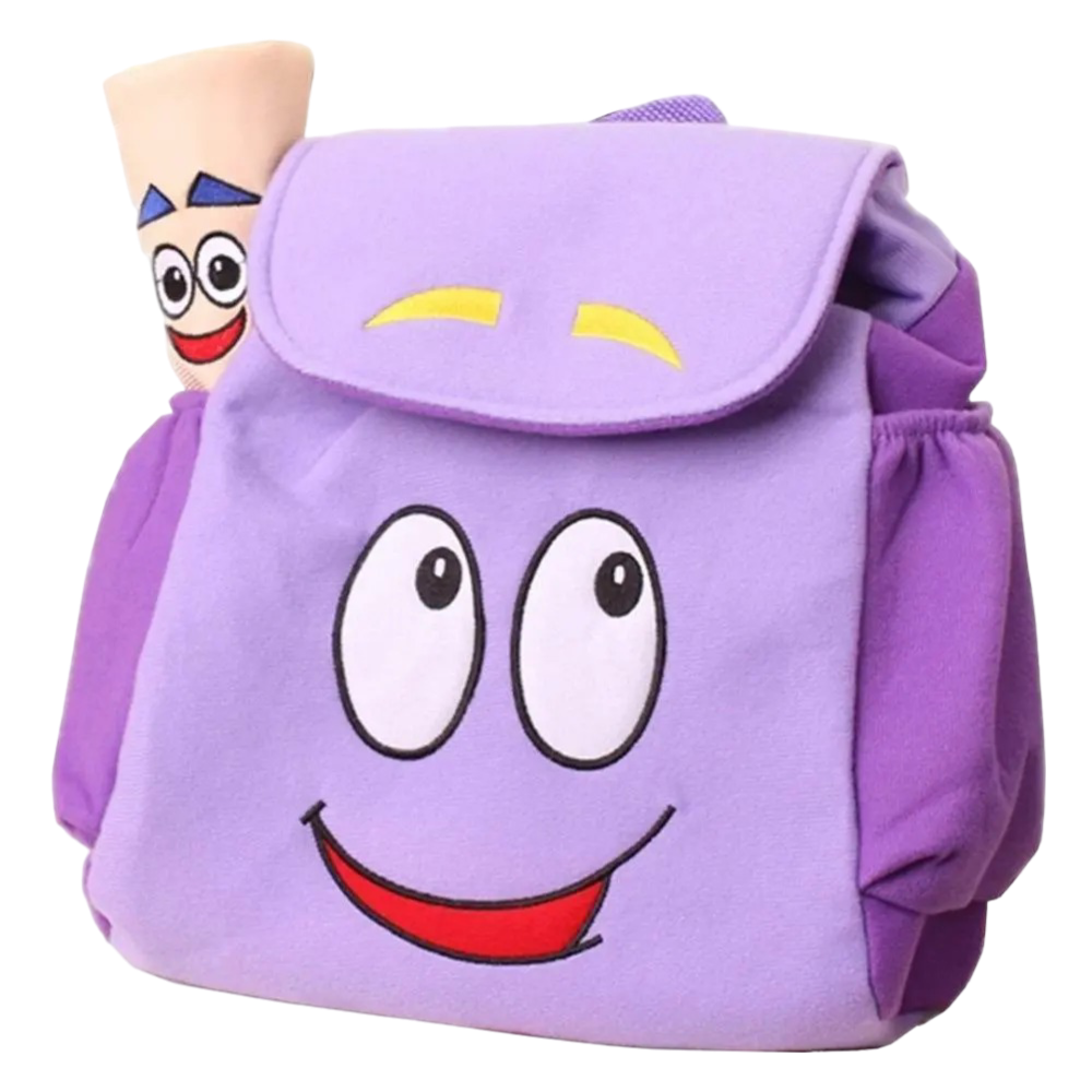 Kawaii Cartoon Dora Explorer Backpack With Map
