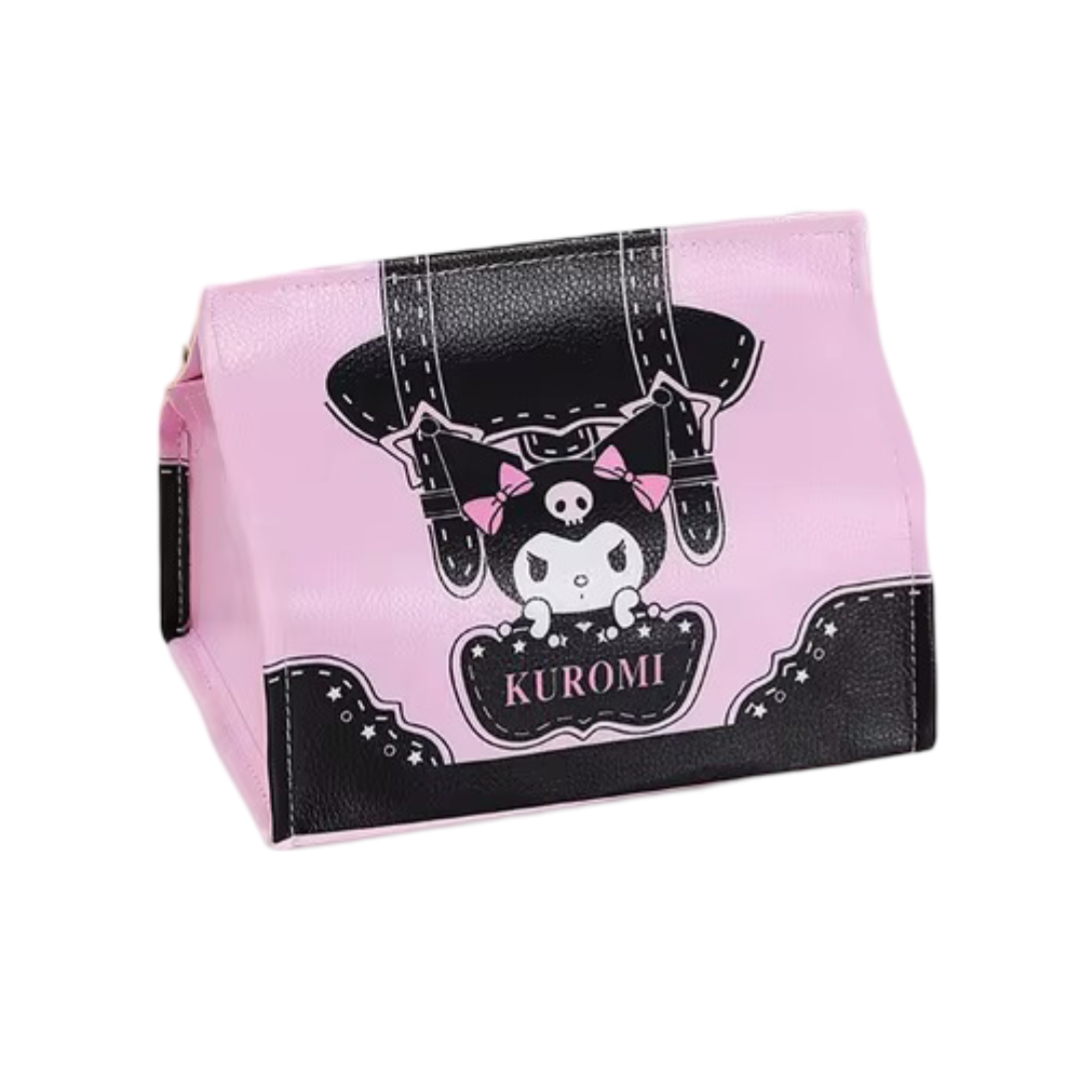 Sanrio Kawaii Cartoon Kuromi Tissue Box Sanrio Kawaii Cartoon Kuromi Tissue Box
