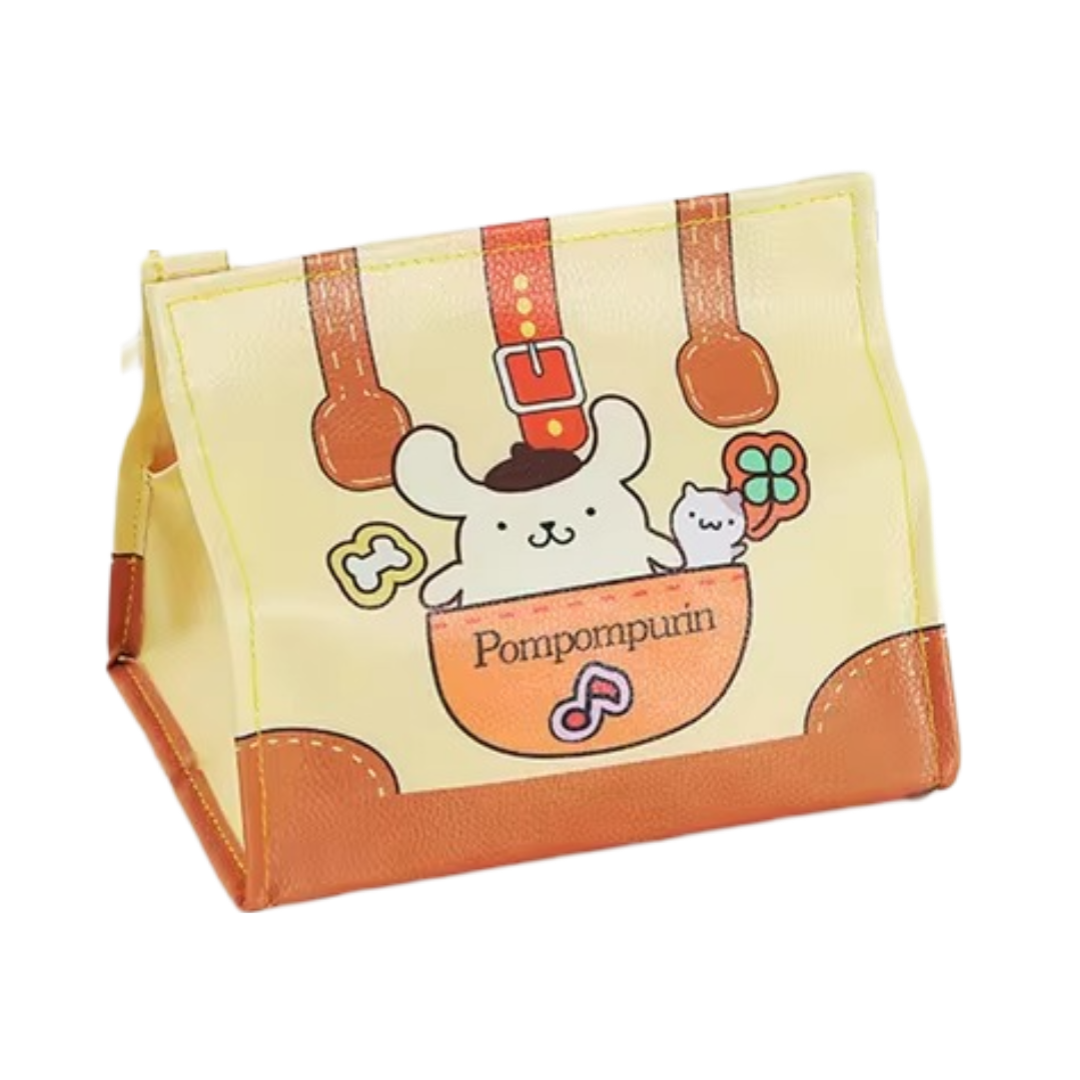Sanrio Kawaii Cartoon Pompompurin Tissue Box
