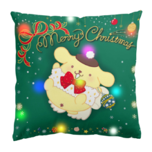 Christmas Kawaii Anime Sanrio Pompompurin Pillowcase Christmas Kawaii Anime Sanrio Pompompurin Pillowcase