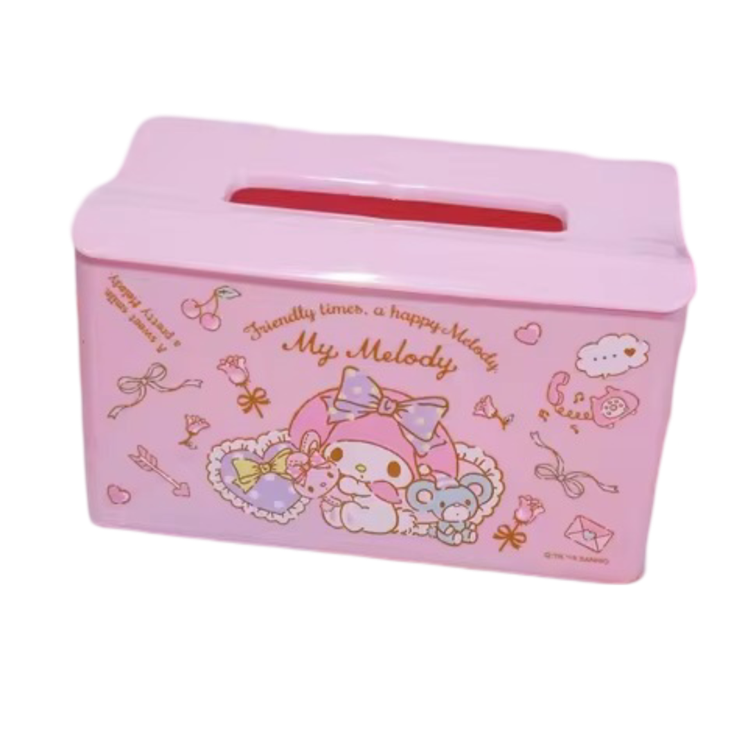 Kawaii Cartoon Sanrio My Melody Tissue Box 