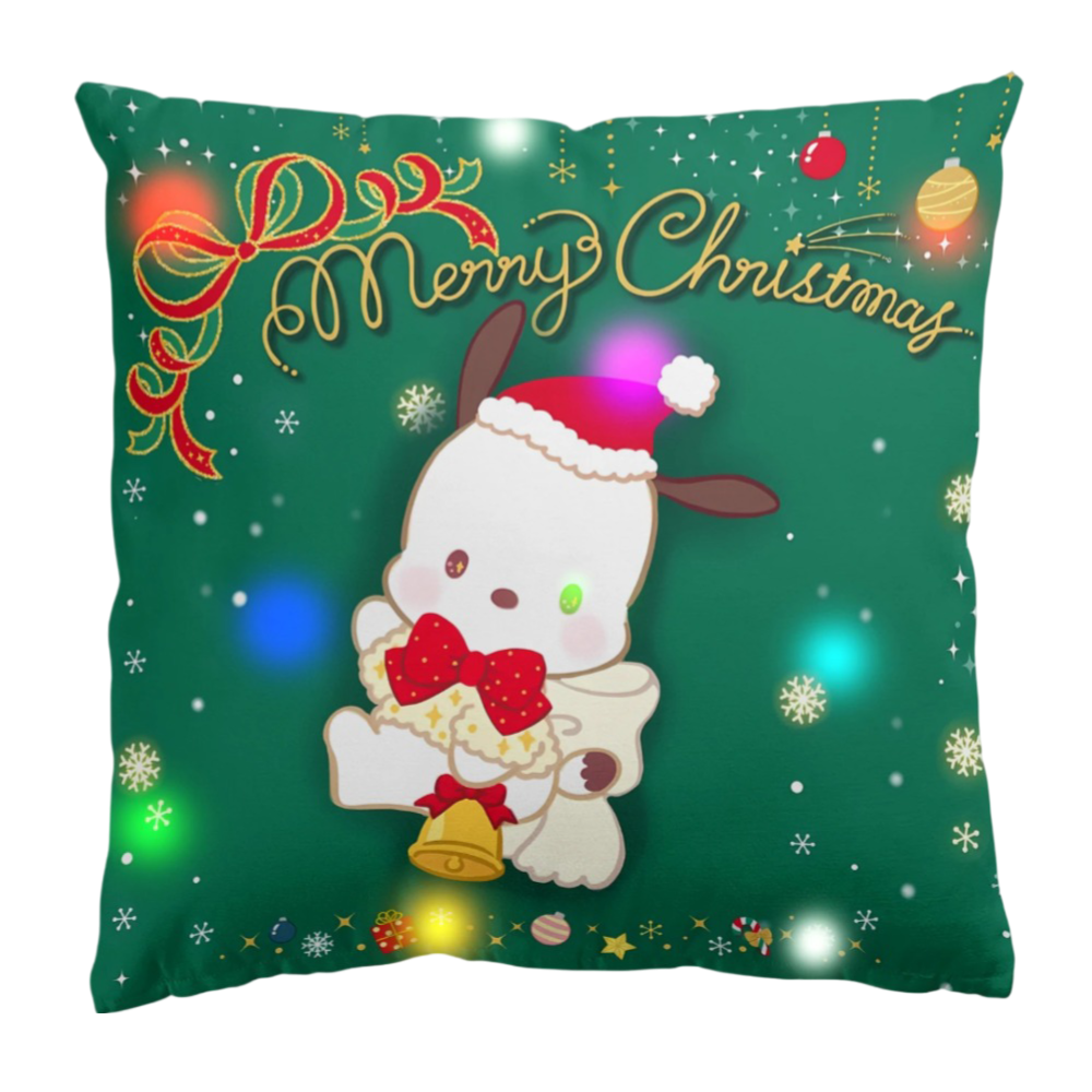 Christmas Kawaii Anime Sanrio Pochacco Pillowcase
