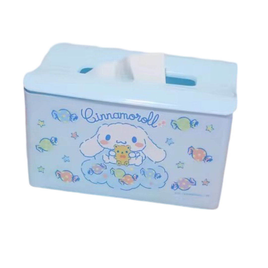 Kawaii Cartoon Sanrio Cinnamoroll Tissue Box 