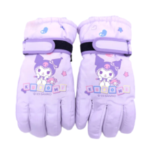 Kawaii Cartoon Sanrio Kuromi Winter Gloves Kawaii Cartoon Sanrio Kuromi Winter Gloves