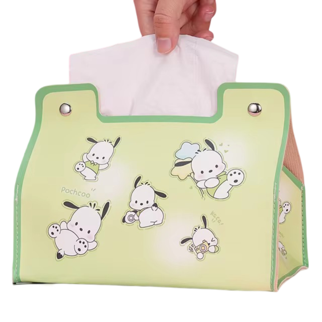 Kawaii Cartoon Sanrio Pochacco Tissue Box 