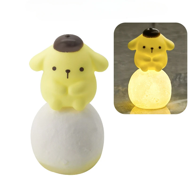 Sanrio Kawaii Cartoon Pompompurin Night Light 