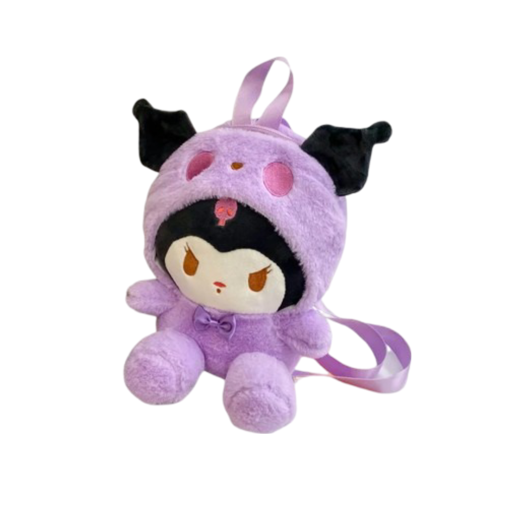 Kawaii Anime Sanrio Kuromi Plush Backpack