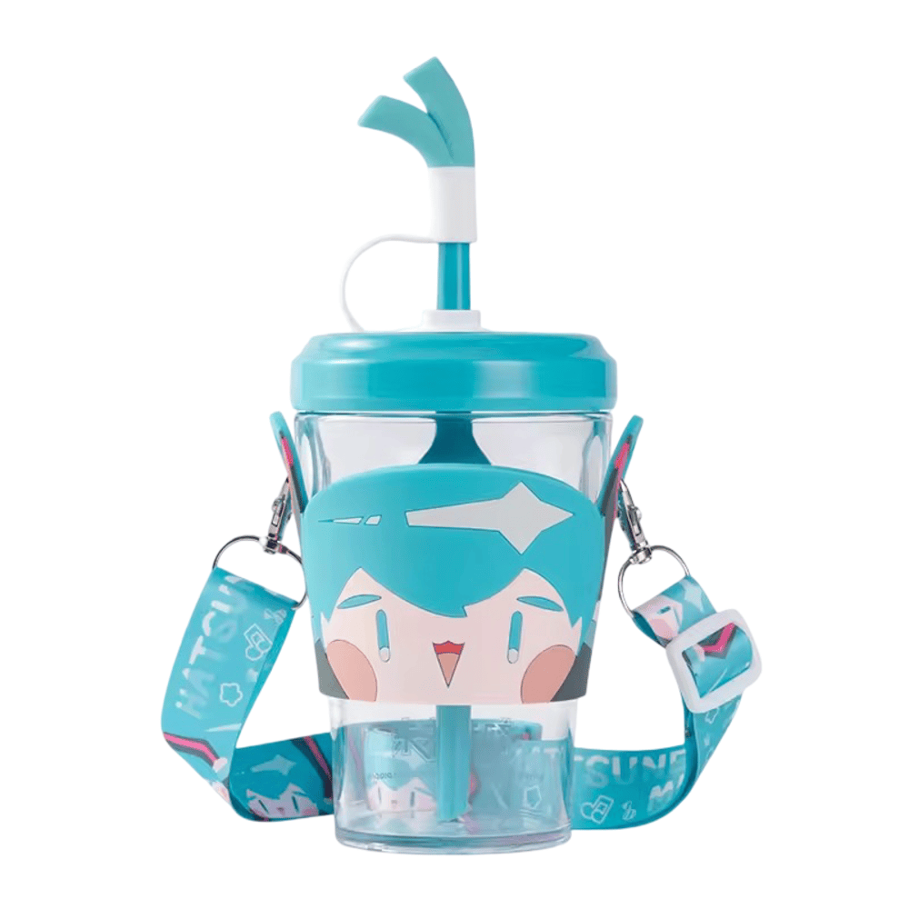 Kawaii Anime Hatsune Miku Straw Water Bottle Kawaii Anime Hatsune Miku Straw Water Bottle