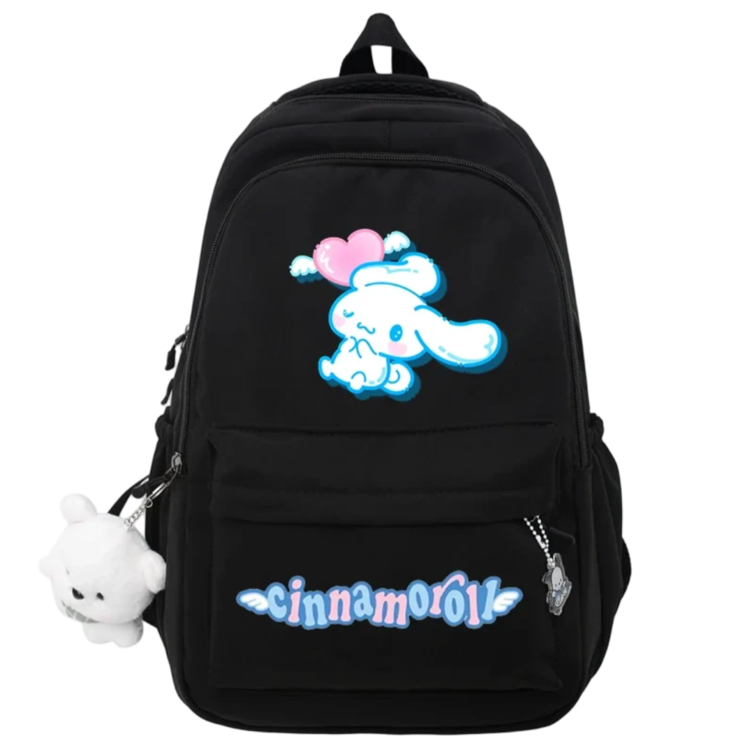 Kawaii Cartoon Cinnamoroll With Heart Backpack