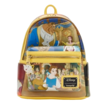 Cartoon Kawaii Loungefly Beauty And The Beast Mini Backpack Cartoon Kawaii Loungefly Beauty And The Beast Mini Backpack