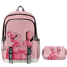 2Pcs/Set Anime Kawaii Dragon Ball Majin Buu 3D Printed Backpack And Pencil Case 2Pcs/Set Anime Kawaii Dragon Ball Majin Buu 3D Printed Backpack And Pencil Case