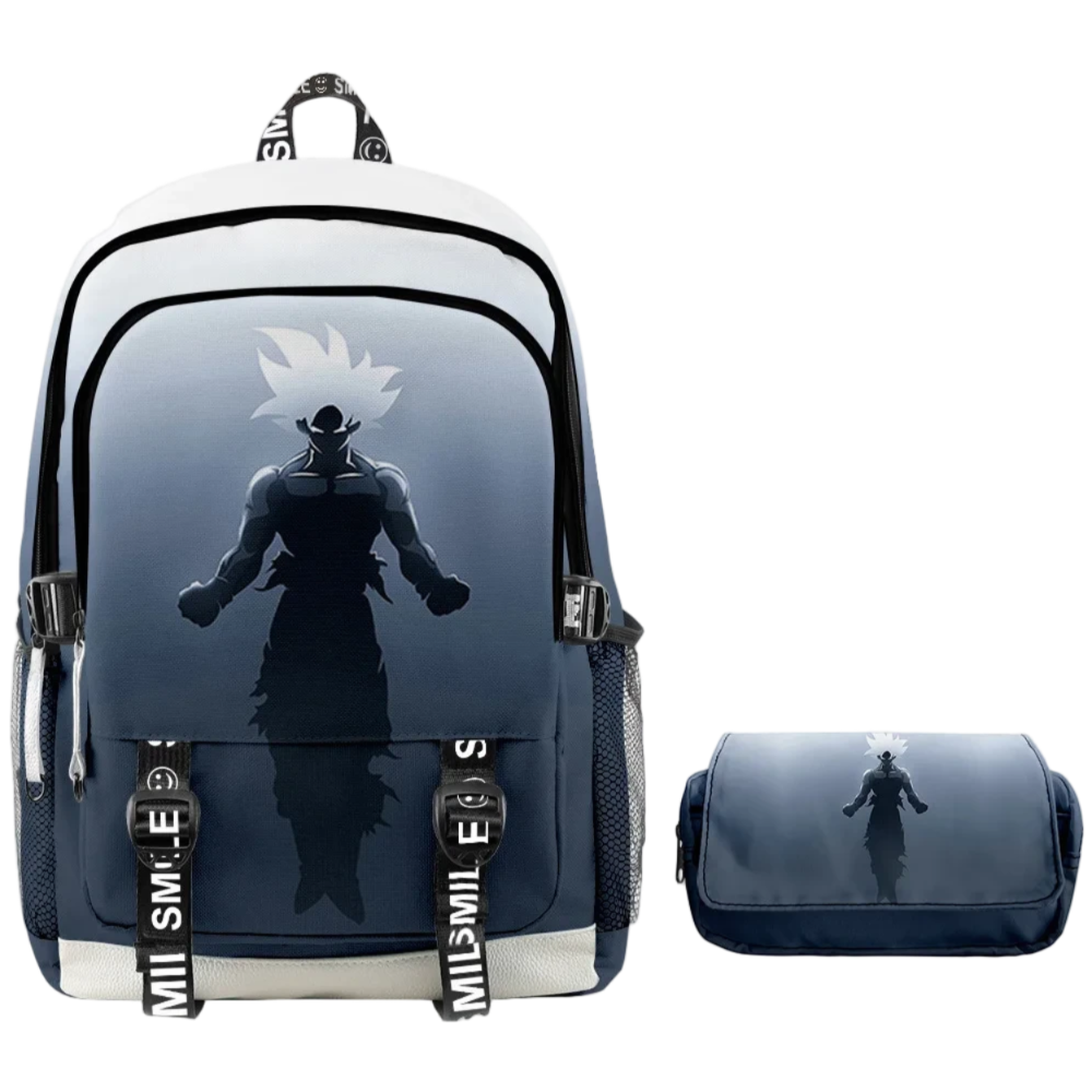 2Pcs/Set Anime Kawaii Dragon Ball Son Goku Backpack And Pencil Case