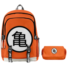 2Pcs/Set Anime Kawaii Dragon Ball Z Kame Symbol Backpack And Pencil Case 2Pcs/Set Anime Kawaii Dragon Ball Z Kame Symbol Backpack And Pencil Case