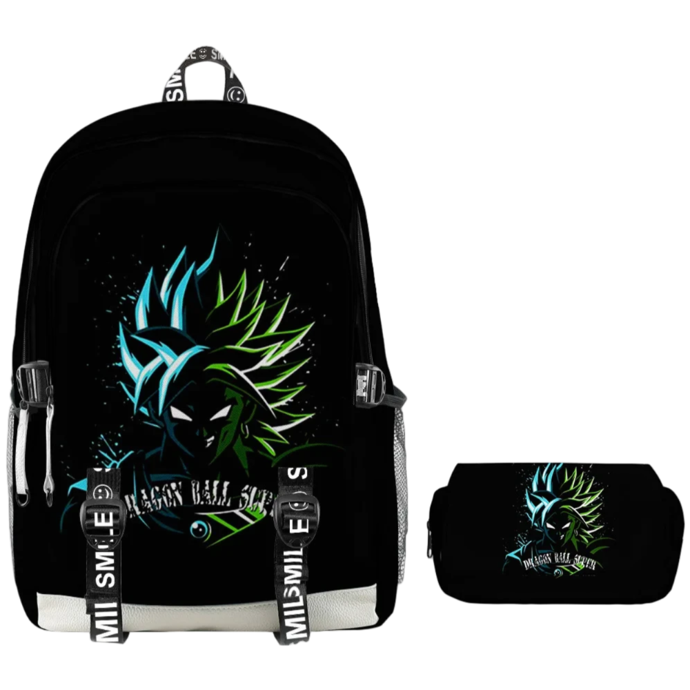 2Pcs/Set Anime Kawaii Dragon Ball Super: Broly Backpack And Pencil Case