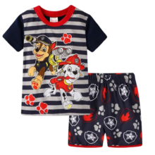 Cartoon Kawaii PAW Patrol Chase And Marshall Pajamas Set Cartoon Kawaii PAW Patrol Chase And Marshall Pajamas Set
