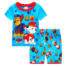Kawaii Cartoon PAW Patrol Chase And Marshall Pajamas Set Kawaii Cartoon PAW Patrol Chase And Marshall Pajamas Set