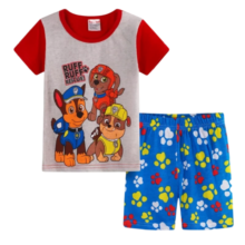 Kawaii Cartoon PAW Patrol Chase And Zuma With Rubble Pajamas Set Kawaii Cartoon PAW Patrol Chase And Zuma With Rubble Pajamas Set
