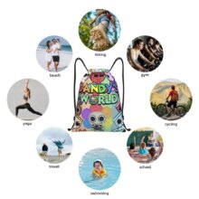 Dandy’s World Goob Game Drawstring Backpack Sports Gym Bag String Sackpack for Yoga Dandy's World Goob Game Drawstring Backpack Sports Gym Bag String Sackpack for Yoga