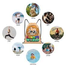 Dandy’s World Goob Game Drawstring Backpack Sports Gym Bag String Sackpack for Yoga Dandy's World Goob Game Drawstring Backpack Sports Gym Bag String Sackpack for Yoga