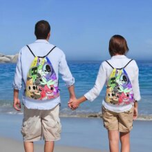 Dandy’s World Goob Game Drawstring Backpack Sports Gym Bag String Sackpack for Yoga Dandy's World Goob Game Drawstring Backpack Sports Gym Bag String Sackpack for Yoga