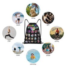 Dandy’s World Goob Game Drawstring Backpack Sports Gym Bag String Sackpack for Yoga Dandy's World Goob Game Drawstring Backpack Sports Gym Bag String Sackpack for Yoga