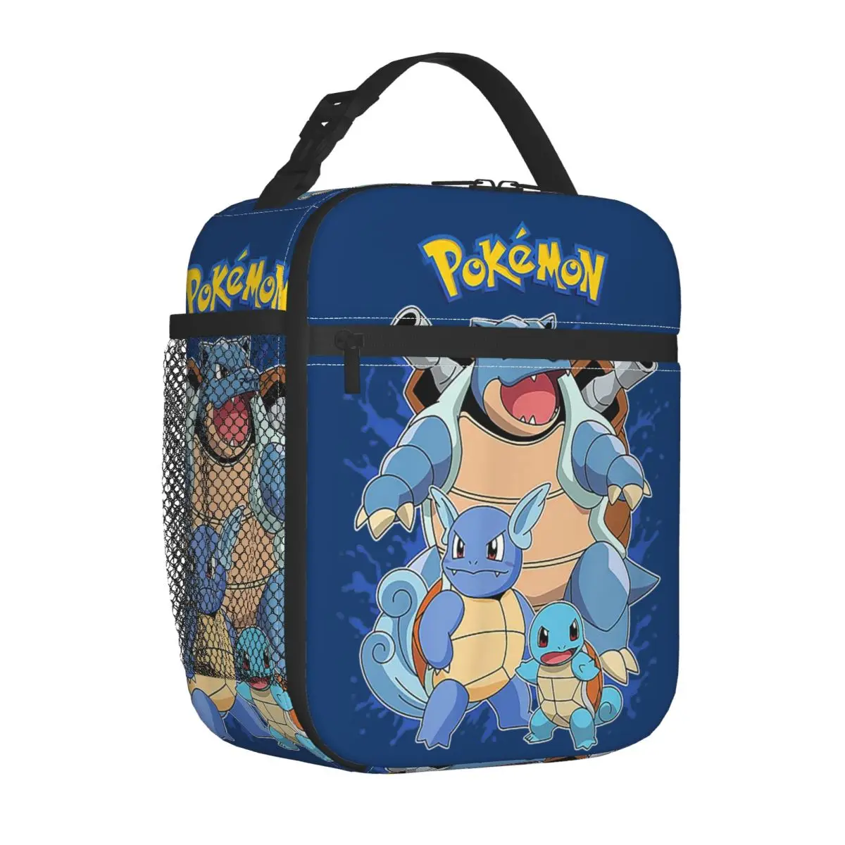 Pokemon Squirtle Evolution Kawaii Waterproof Lunch Bag