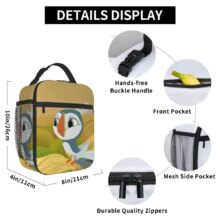 Puffin Rock And New Friends Insulated Lunch Bag High Capacity Lunch Container Thermal Bag Tote Lunch Box Food Handbags Puffin Rock And New Friends Insulated Lunch Bag High Capacity Lunch Container Thermal Bag Tote Lunch Box Food Handbags