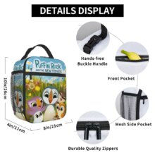 Puffin Rock And New Friends Insulated Lunch Bag High Capacity Lunch Container Thermal Bag Tote Lunch Box Food Handbags Puffin Rock And New Friends Insulated Lunch Bag High Capacity Lunch Container Thermal Bag Tote Lunch Box Food Handbags