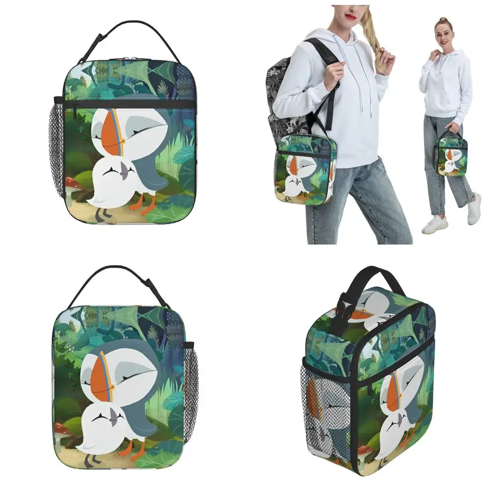 Kawaii Cartoon Puffin Rock Oona And Baba Lunch Bag