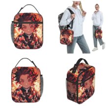 Demon Slayer Nezuko Kamado Insulated Lunch Bag High Capacity Lunch Container Cooler Bag Tote Lunch Box Outdoor Bento Pouch Demon Slayer Nezuko Kamado Insulated Lunch Bag High Capacity Lunch Container Cooler Bag Tote Lunch Box Outdoor Bento Pouch