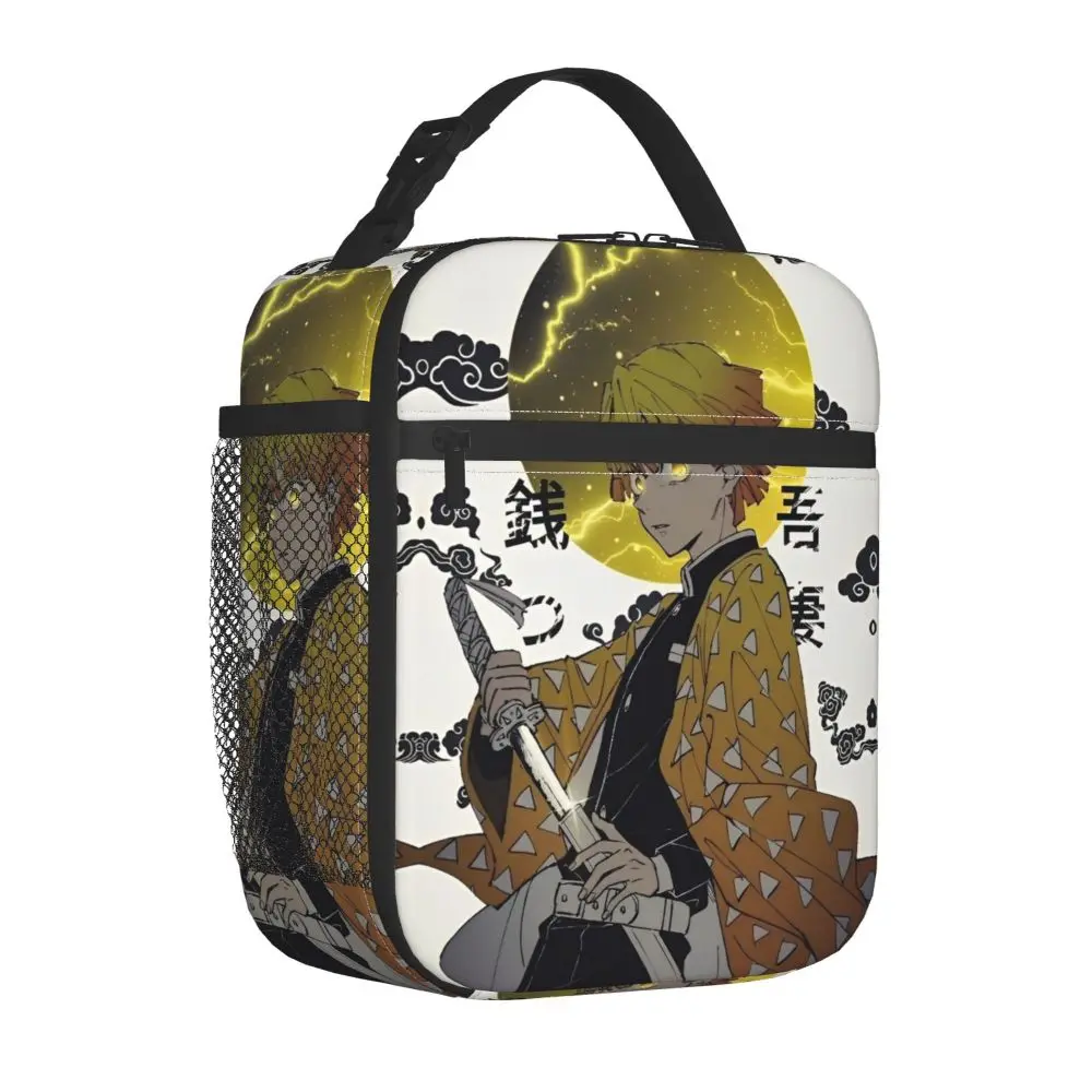Kawaii Demon Slayer Anime Zenitsu Agatsuma Lunch Bag